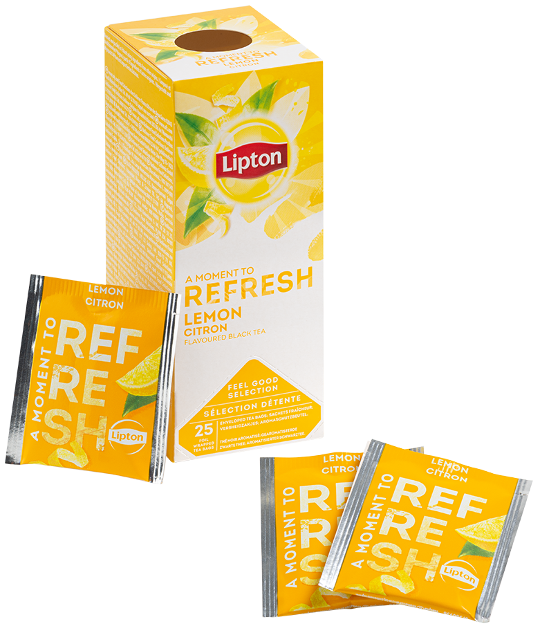 LIPTON BALANCE ZWARTE THEE CITROEN - 25 st.