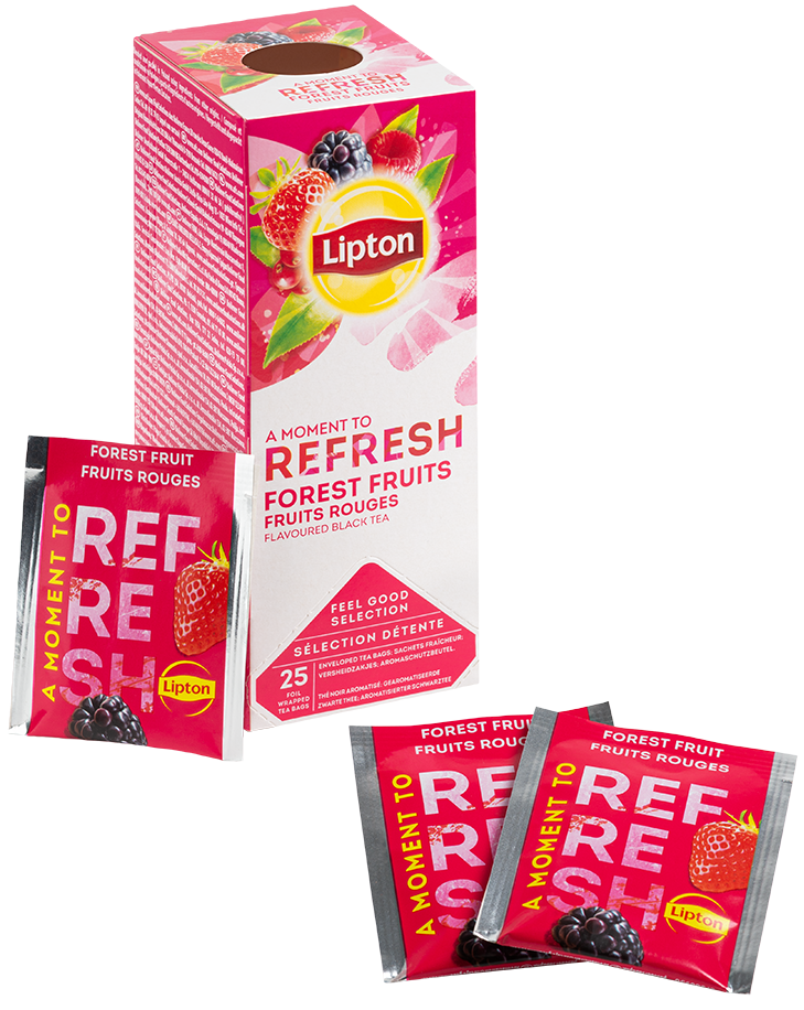 Lipton Refresh Rode Vruchten - 25ST